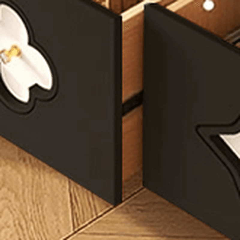 Midnight Black/White Modern Timber TV Stand with 5-Drawer/4-Drawer/8-Drawer thumbnail 4