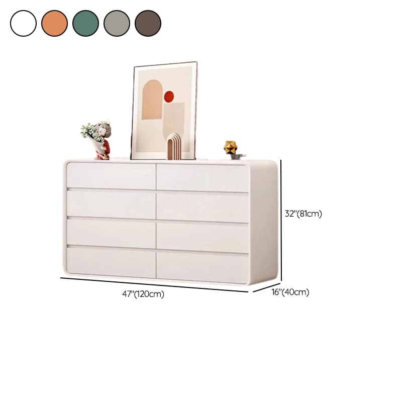Simple Lumber Horizontal Double Dresser for Sleeping Room, 8 Drawers/6 Drawers - image 18