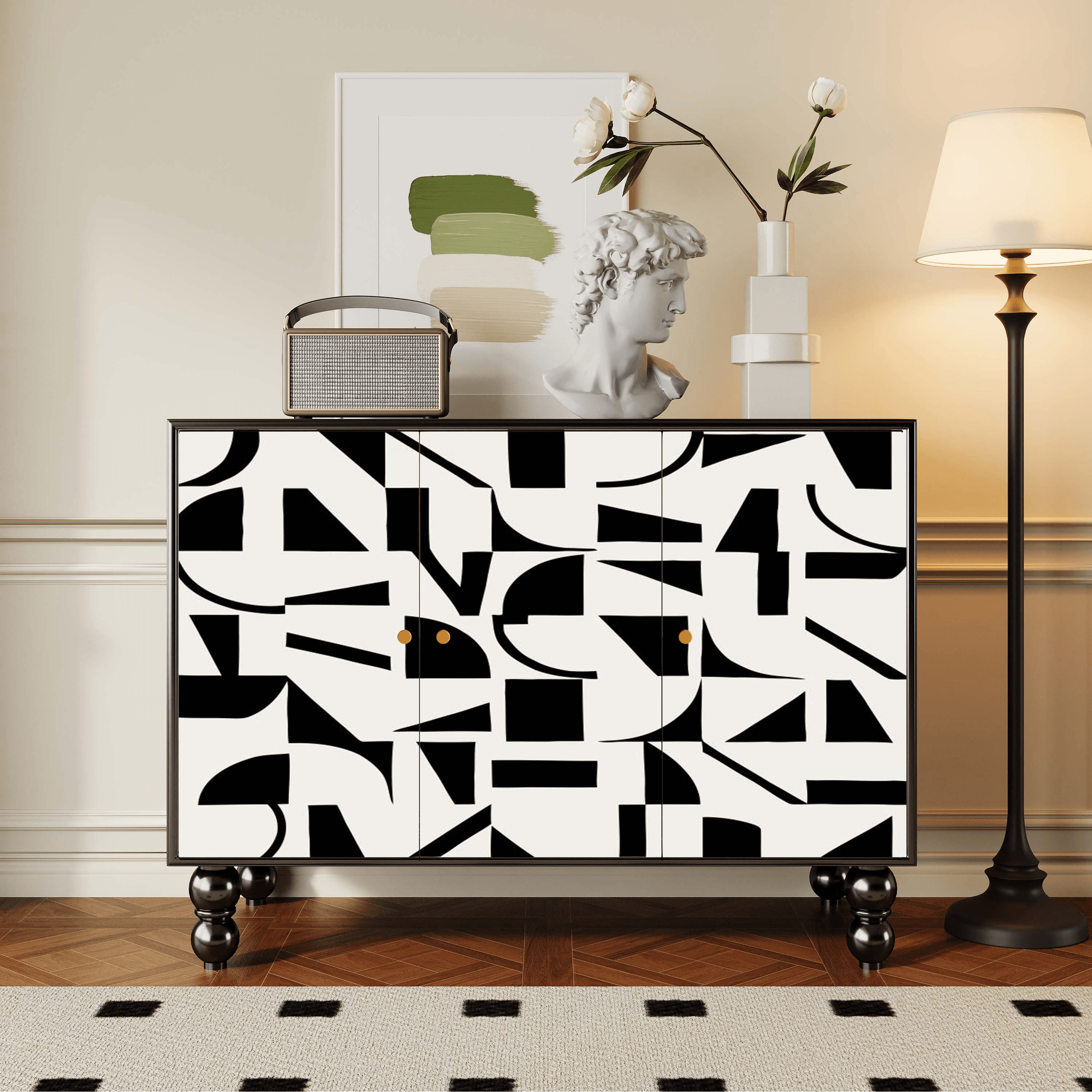 Parlor Detached Sideboard with Six Internal Shelves and Benchtop thumbnail 5