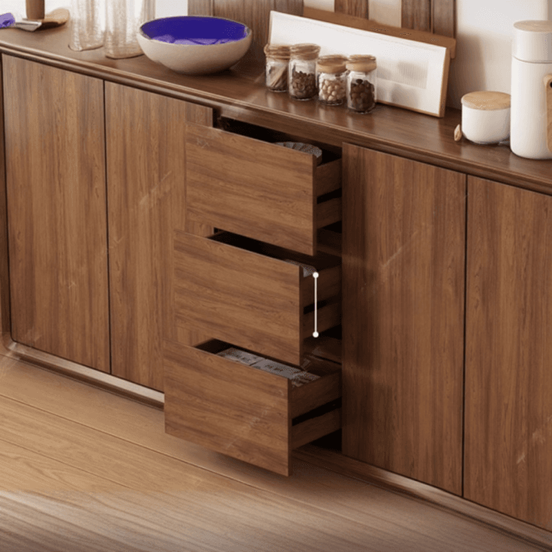 Casual Cocoa Standard/Narrow Sideboard with 3 Drawers/3 Shelves/2 Doors/3 Doors thumbnail 10