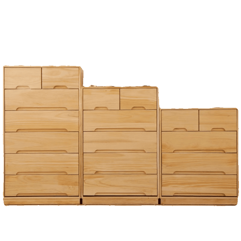 Modern Natural Wood Vertical Lingerie Chest with 6 Drawers/7 Drawers/5 Drawers thumbnail 4