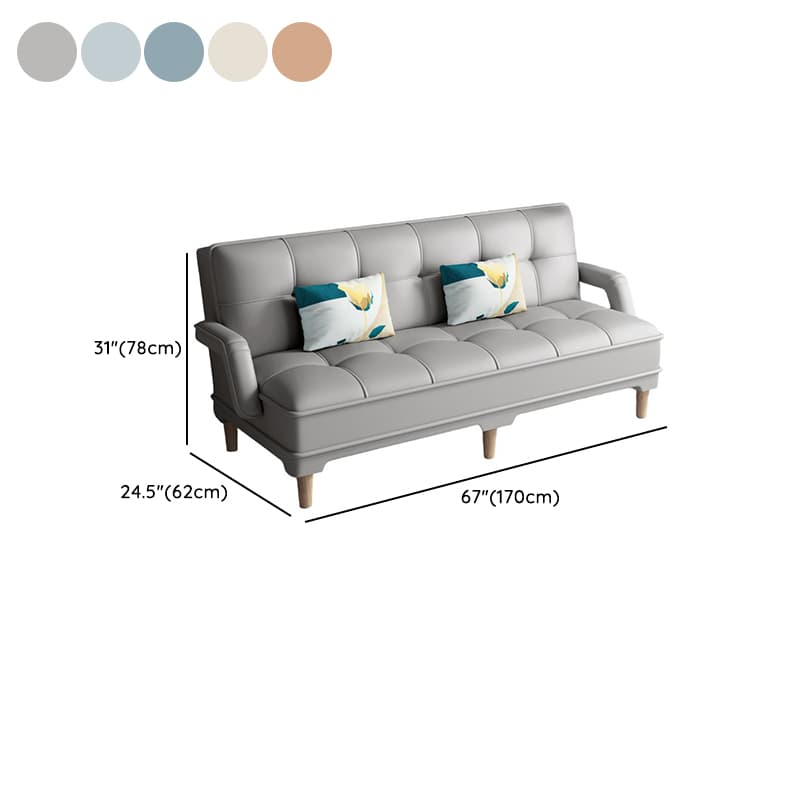 Tear Resistant Standard Sofa in Gray/Light Blue/Amber Color with Arm thumbnail 16