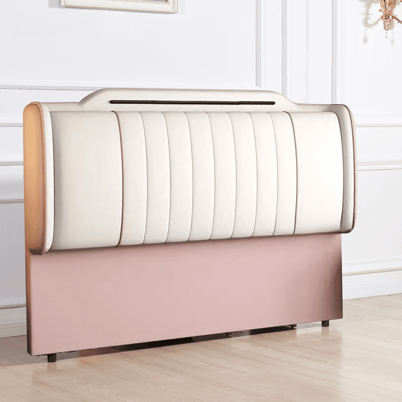 Art Deco Rectangular Wingback Timber Sponge headboard, With Legs, Size Full(54"W x 75"L), height Standard（36-55“） thumbnail 9
