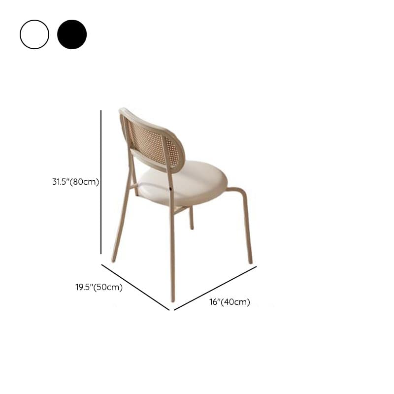 Minimalist Rectangular Slate Stone Dining Table Set with 4 Legs and Padded Chair Back thumbnail 12