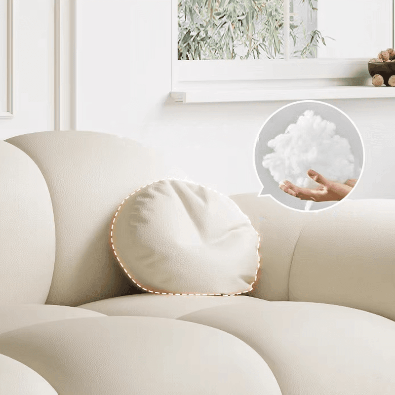 Versatile Grey/Blush/Amber Flannel Standard Sofa/Loveseat with Arm and Concealed Support thumbnail 13