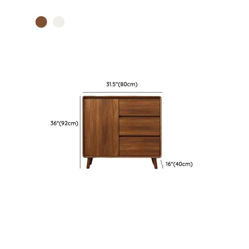 Ground Sideboard with 3 Drawers, Cupboard, Standard/Narrow Size, Timber Countertop, Adjustable Shelving, and 2 Doors/1 Door thumbnail 17