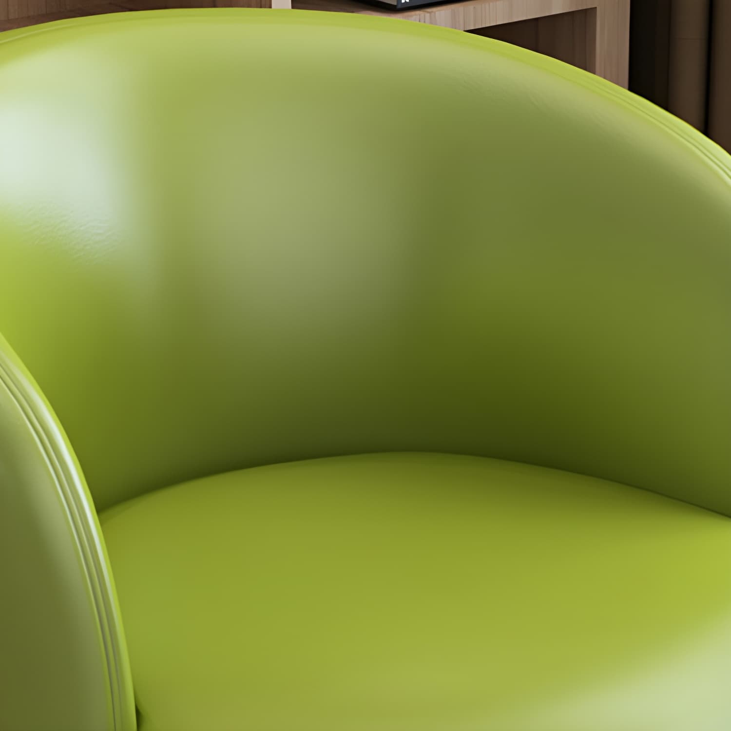 Faux Leather Contemporary Dining Chair with 4 Legs Matte Finish Solid Back Chair thumbnail 21