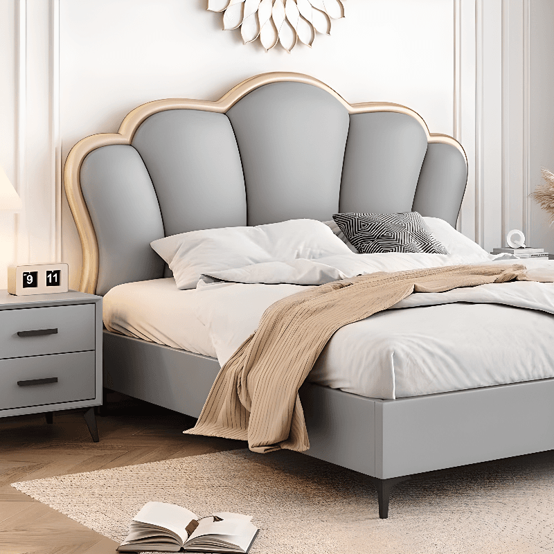 Contemporary Free-standing Standard Full(54"W x 75"L)/Twin(38"W x 75"L) Portman Panel No Distressing With Legs in Wood thumbnail 10