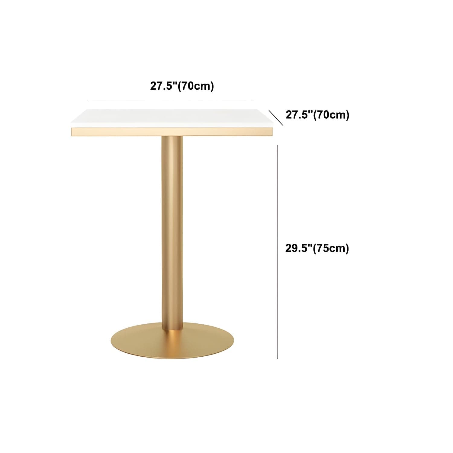 Traditional Luxury Round Dining Table Marble Top Table with Gold Metal Base thumbnail 21