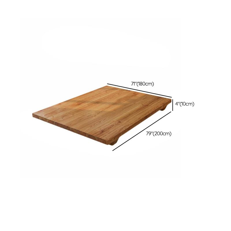 Solid Color Natural Color Wooden Frame Pallet Bed Frame Bedroom thumbnail 16