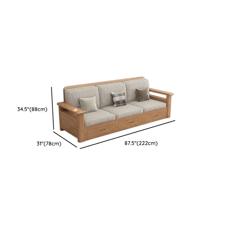 Versatile Straight/L-Shape Sofa/Sofa Recliner in Cotton for 5/Seats 2/1-seater with Drawer Storage and Horizontal/Left Orientation thumbnail 13