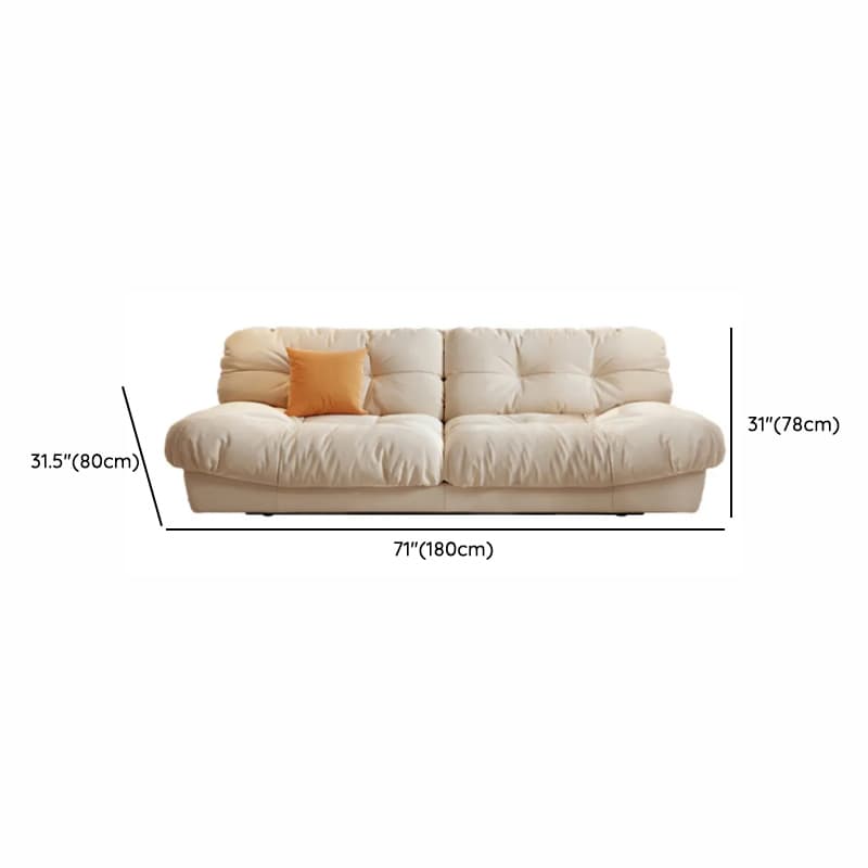 L-Shape/Straight Sofa/Corner Sectional, Left/Horizontal Orientation with Button-tufted Detail thumbnail 7