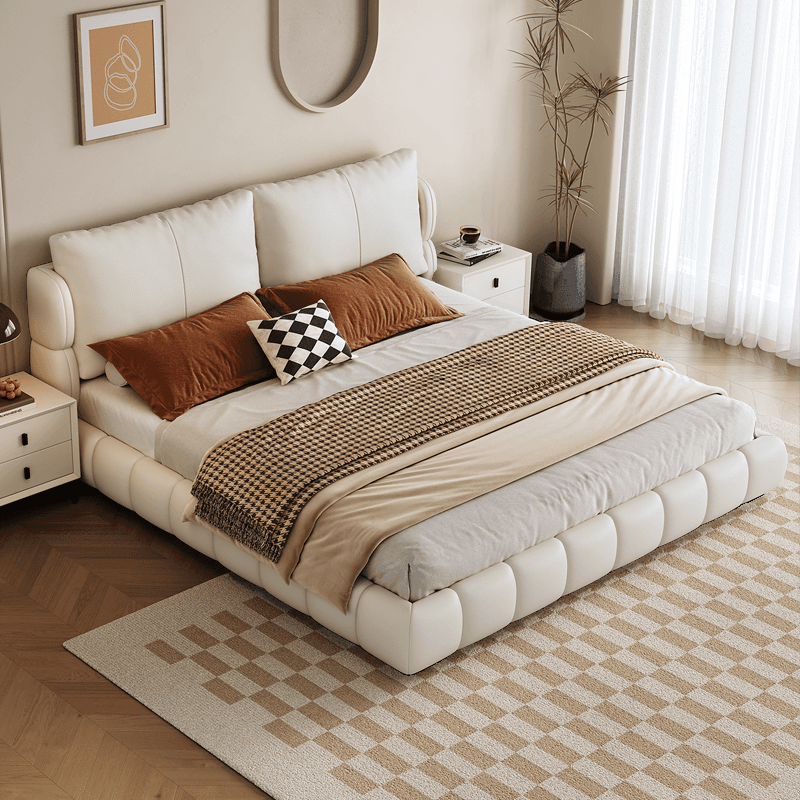 Chalk Storage Included/Pallet Bed Frame with Leg and Lumber Frame for Living Room in a Modern Simple Style thumbnail 1