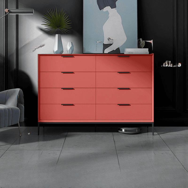 Modern Solid+Engineered Wood 5 Tiers/3 Tiers/4 Tiers Double Dresser/Semainier/Bachelor Chest thumbnail 24