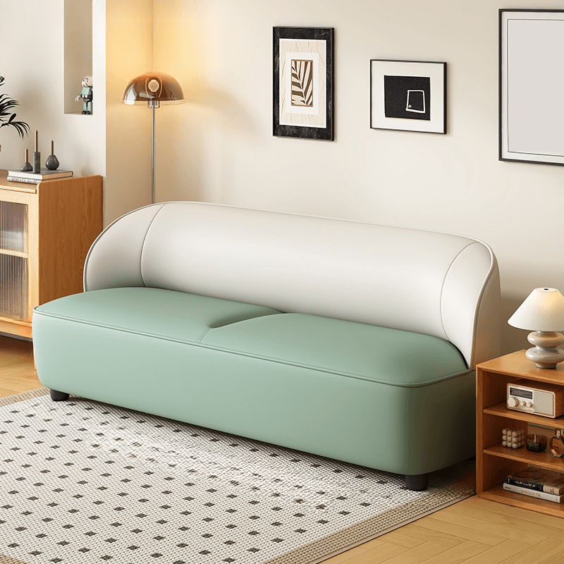 Modish Solid Color Scratch-durable Standard Sofa in Rose/Light Green/Tangerine Color for 2/4 Person/for 3 thumbnail 10