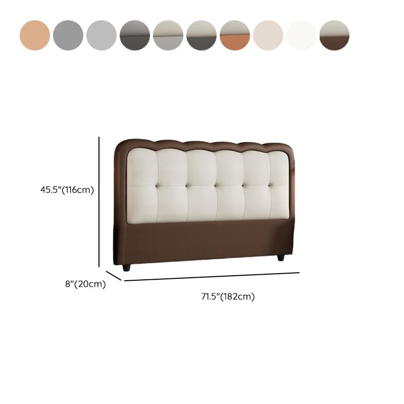 Trendy Queen(60"W x 80"L)/Full(54"W x 75"L) Standard（36-55“） Rectangular Stitch-tufted No Distressing Panel with Sponge Cushion thumbnail 17