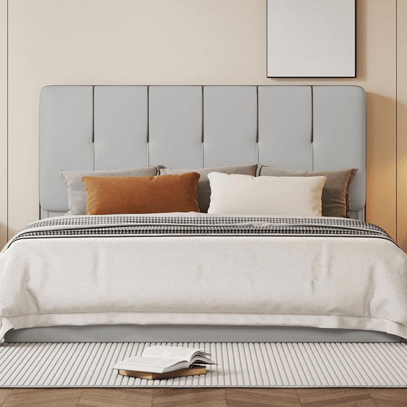 Modish No Distressing Button-tufted Panel Headboard in Rectangle Shape for King/Queen/Full Bed with Sponge Upholstery Fill and Standard Height thumbnail 4