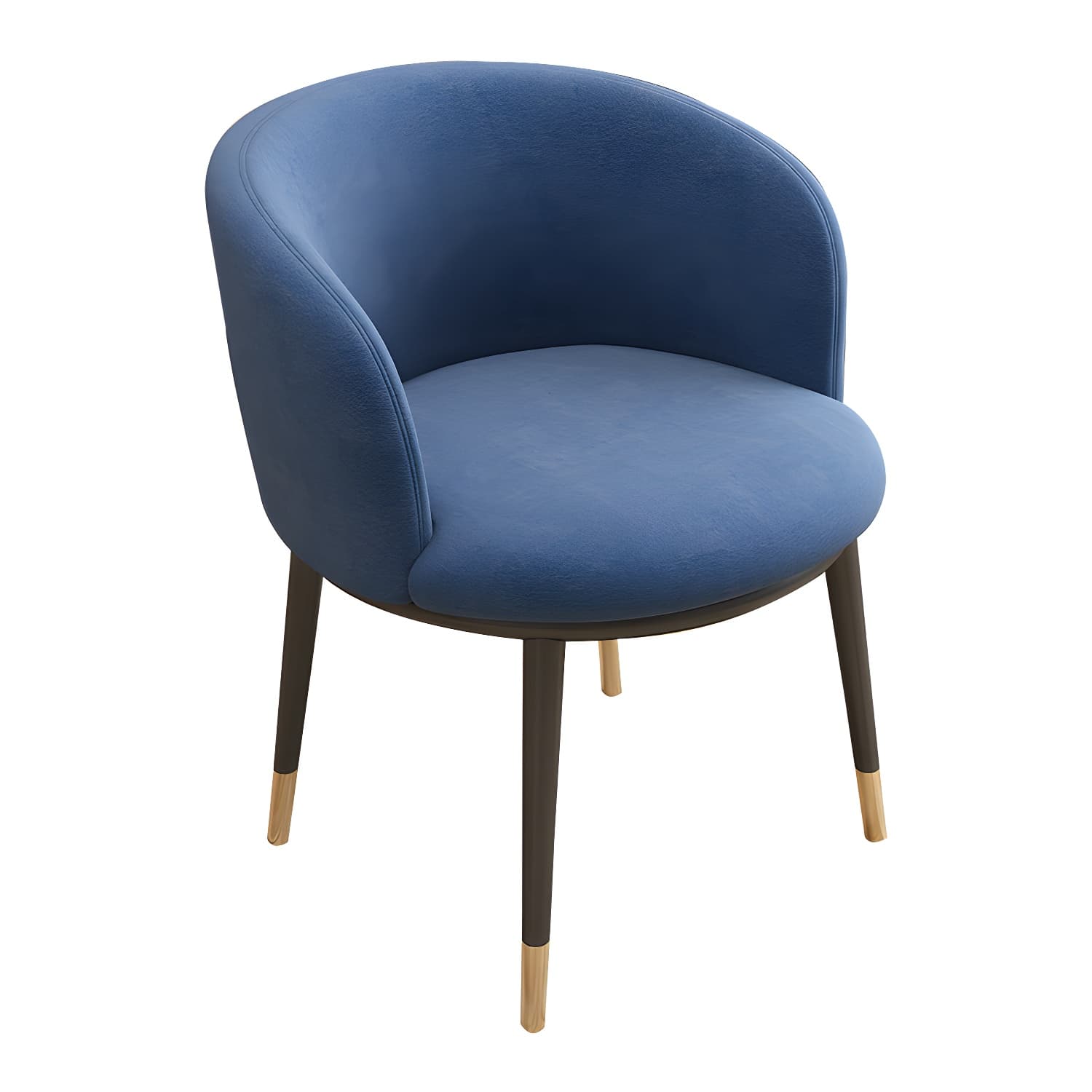 Faux Leather Contemporary Dining Chair with 4 Legs Matte Finish Solid Back Chair thumbnail 20