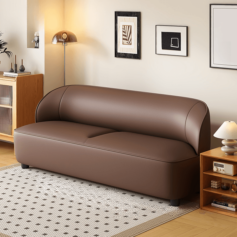 Modish Solid Color Scratch-durable Standard Sofa in Rose/Light Green/Tangerine Color for 2/4 Person/for 3 thumbnail 5