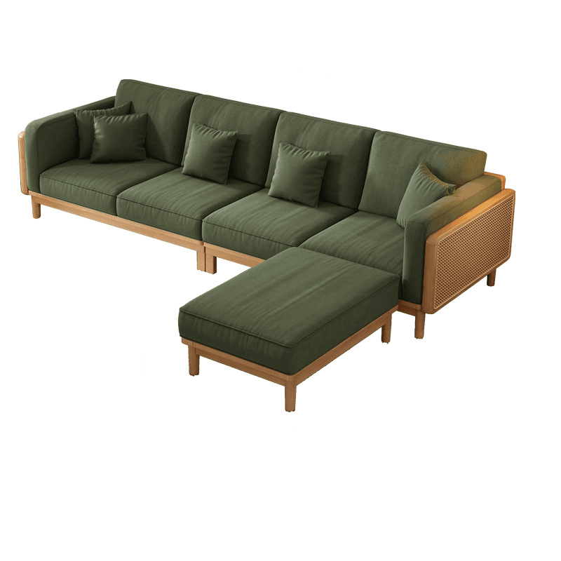 Victorian Style Jade Green Sofa Couch/Single Sofa for Sitting Room with 1 to 5 Pillows thumbnail 21