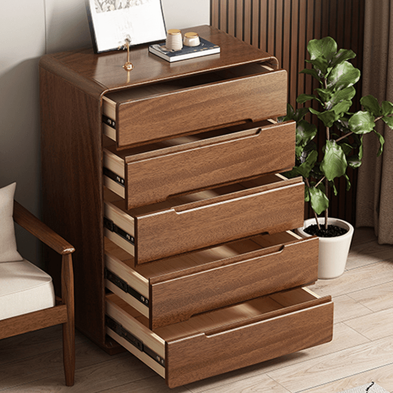 Simplistic Bleached Wood Lingerie Chest/Double Dresser/Bachelor Chest with 5/4/6 Drawers in Vertical/Horizontal Orientation thumbnail 9