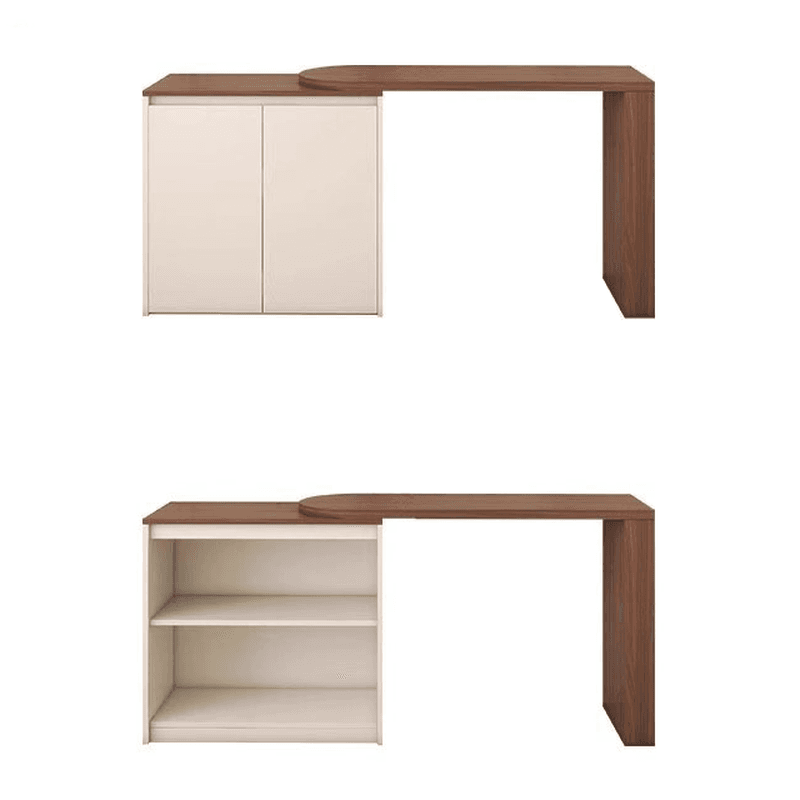 Modish Engineered Wood Large Makeup Vanity with 3 Drawers thumbnail 2