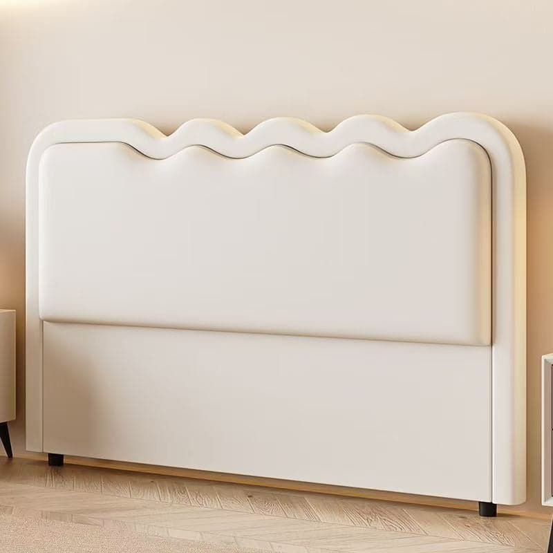 Modish Style Panel Headboard with No Distressing in Timber for King/Queen/Full Bed, Featuring Sponge Upholstery Fill, Free-standing Installation, and Standard Height thumbnail 8