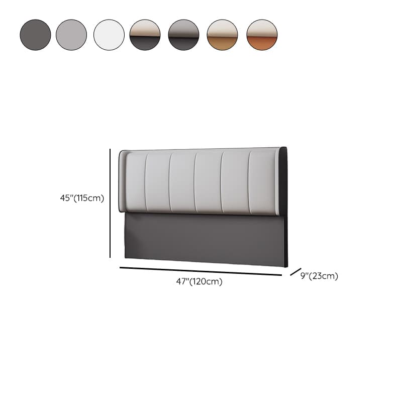 Trendy Panel Headboard in Natural Wood with No Distressing, Rectangle Shape for Twin XL/Full/Queen Bed, Featuring Sponge Upholstery Fill and Standard Height thumbnail 13