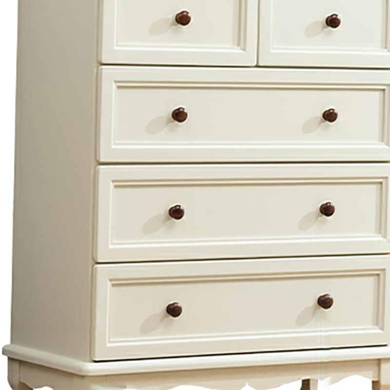 Solid Wood Countertop Storage Chest Traditional Style with Drawers thumbnail 12