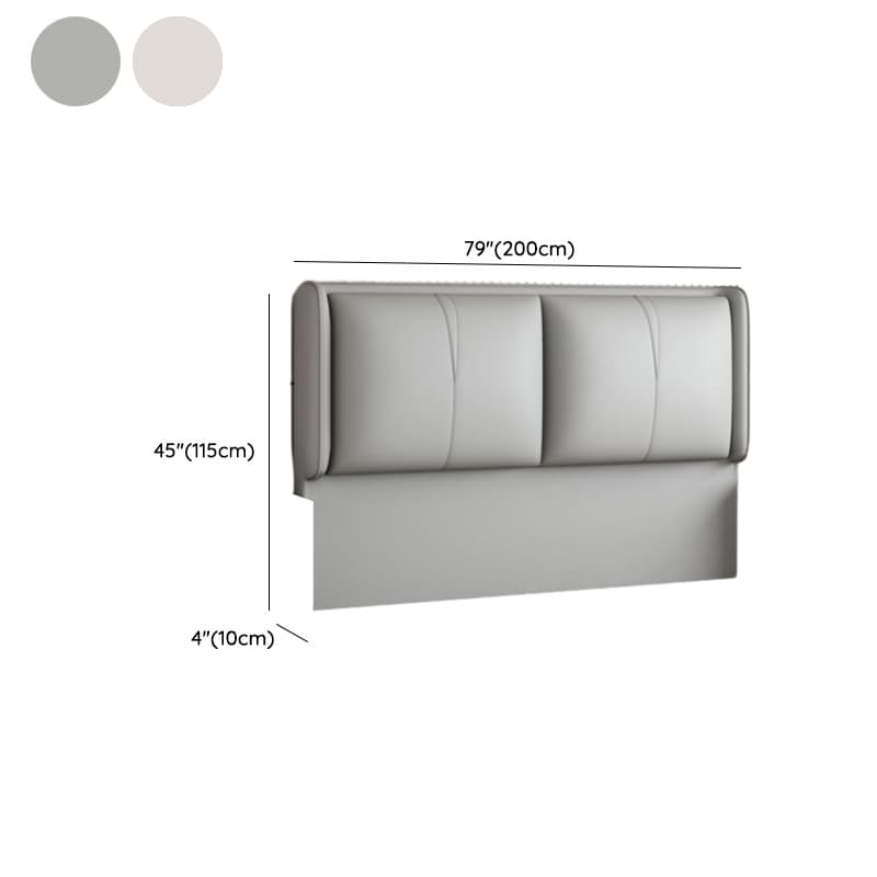 Minimalist Rectangle Timber Panel With Legs & Sponge Cushion for King(76"W x 80"L)/Queen(60"W x 80"L)/Full(54"W x 75"L) Bed, Standard（36-55“） thumbnail 18