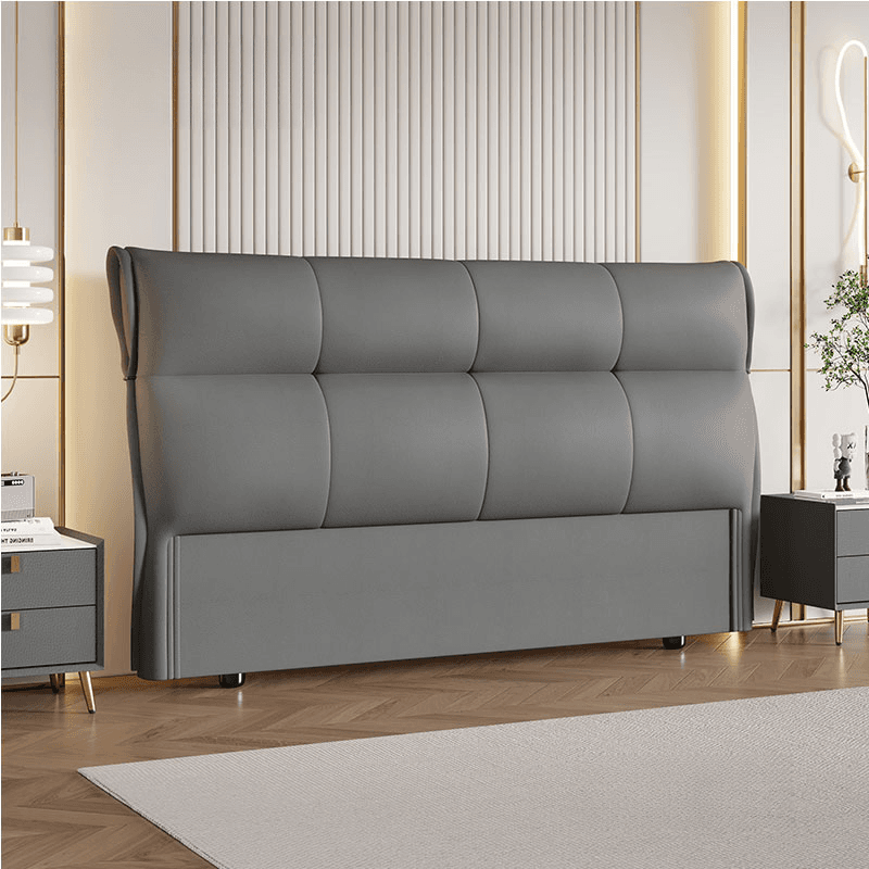 Art Deco Style Panel Headboard with No Distressing, Decorative-stitched Tufting, Rectangle Shape for Queen/Full/Twin XL Bed, Sponge Upholstery Fill, Standard Height thumbnail 3