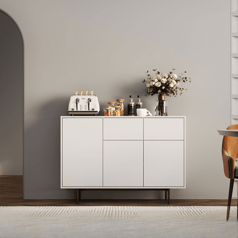Ground Design Narrow Server with 2 or 1 Drawer, Drawers Storage, Alterable Shelf, and 3 or 2 Doors Tabletop thumbnail 13