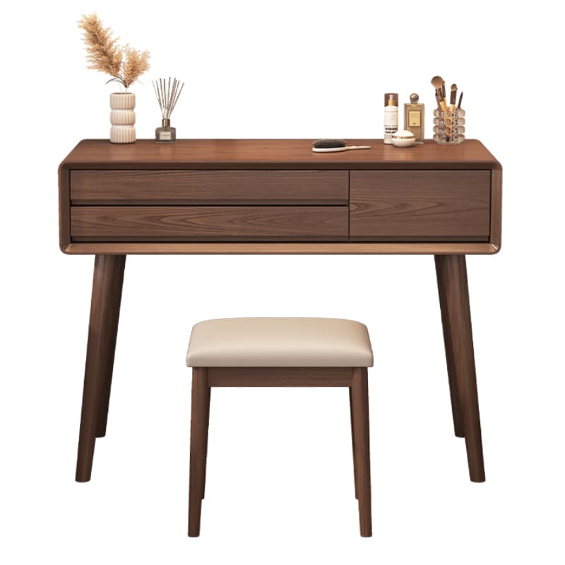 With Desk Antique No floating Push-Pull Makeup Vanity thumbnail 15