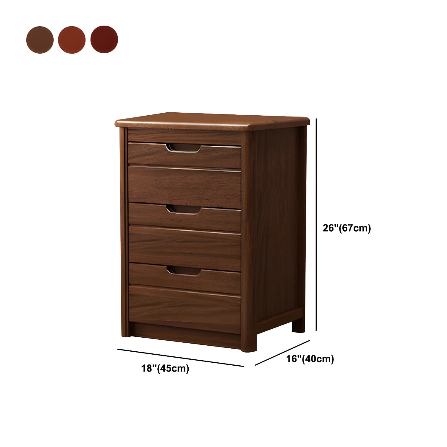 Wooden Lingerie Chest Modern Storage Chest with 3 / 4 / 5 Drawers thumbnail 14