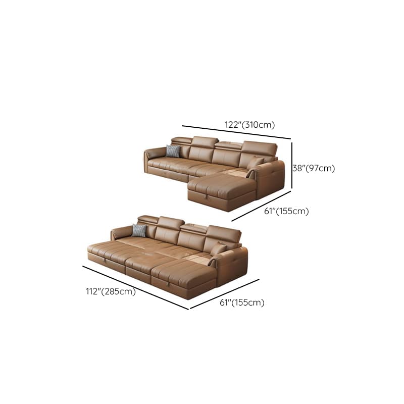 Coffee L-Shape/Straight Right Hand Facing/Horizontal Sofa Chaise/Convertible Sofa with Under-seat-storage for Seats 5/Seats 2/for 6 thumbnail 20