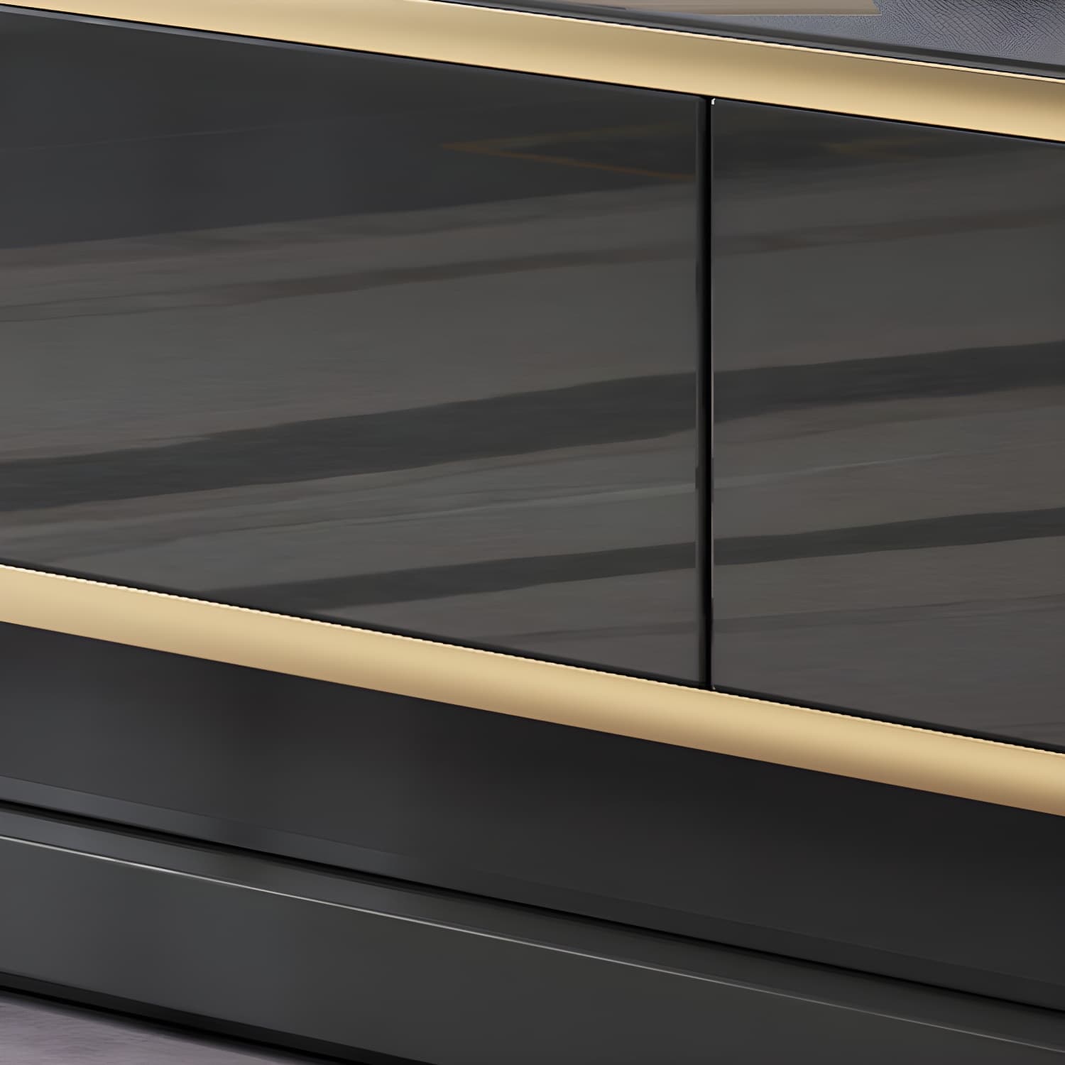 Luxurious 3-Drawer TV Stand Console 16.54-Inch H Glass TV Console thumbnail 9
