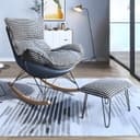 Upholstery Color Blue Houndstooth