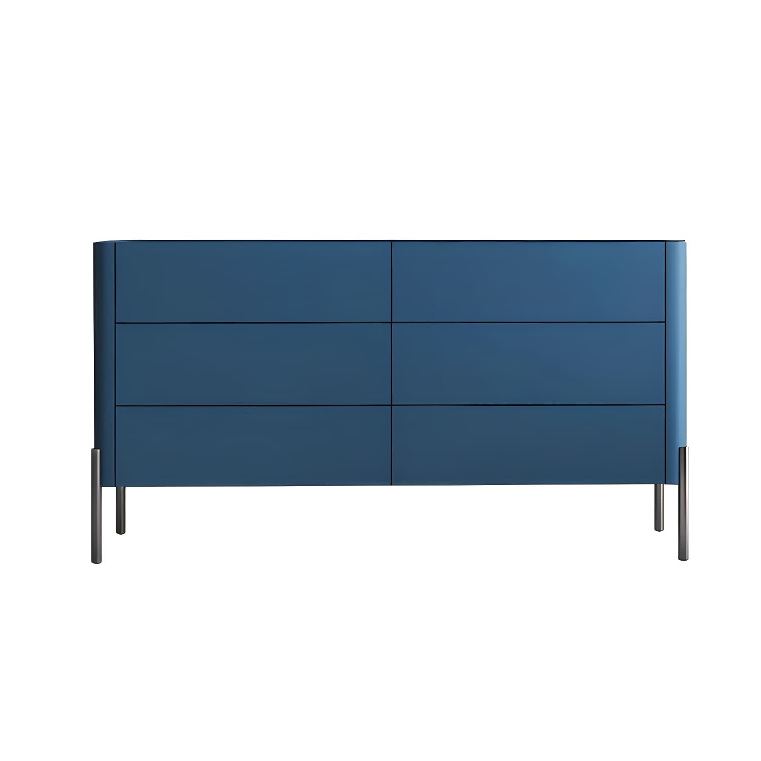 Modern Wood Dresser - Horizontal Design - Ample Drawer Space - Stylish Bedroom Storage