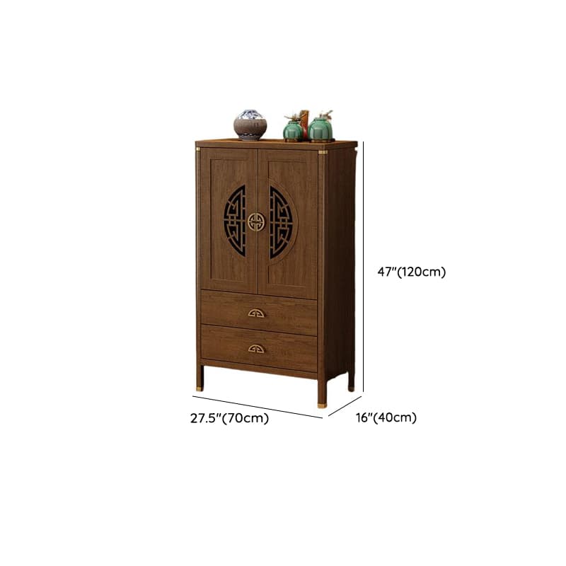 Espresso Standard/Wide/Narrow Timber Sideboard with 4 Doors/3 Doors/2 Doors, Adaptable Shelf and Pantry Hutch, 3 Drawers/6 Drawers/2 Drawers Included/Not Included thumbnail 21