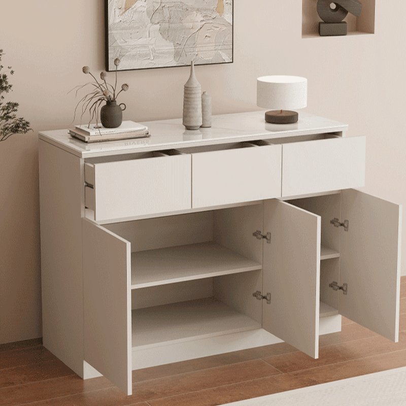 Sideboard with 4 Drawers/3 Drawers/2 Drawers, Narrow/Standard Size, Drawers Storage, Sintered Stone Countertop, Alterable Shelf, 4 Doors/3 Doors/2 Doors, and Tabletop thumbnail 10