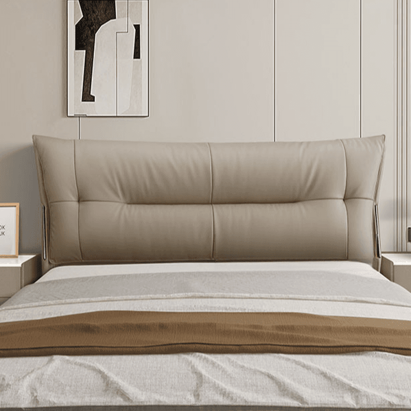 Simplistic Style Panel Headboard with No Distressing, Piled Tufted Rectangular Shape for King/Queen/Full Bed, Cotton Upholstery Fill, Standard Height thumbnail 7
