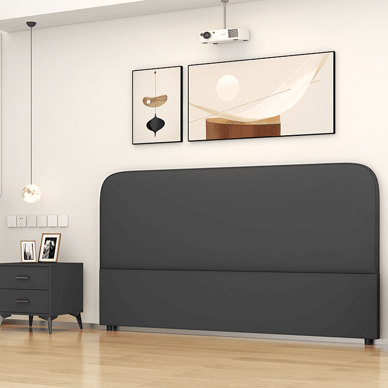 Simplistic Style Panel Headboard in Natural Wood with No Distressing, Rectangular Shape for Queen/Full/Twin XL Bed, Featuring Sponge Upholstery Fill and Standard Height thumbnail 8