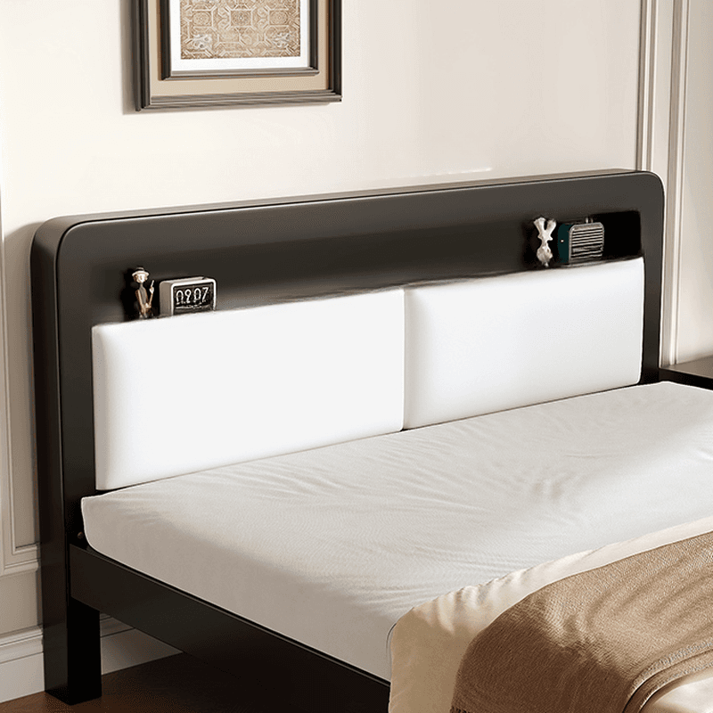 Minimalist Solid Color Storage Bed with Iron Frame and Leg for Living Room thumbnail 12