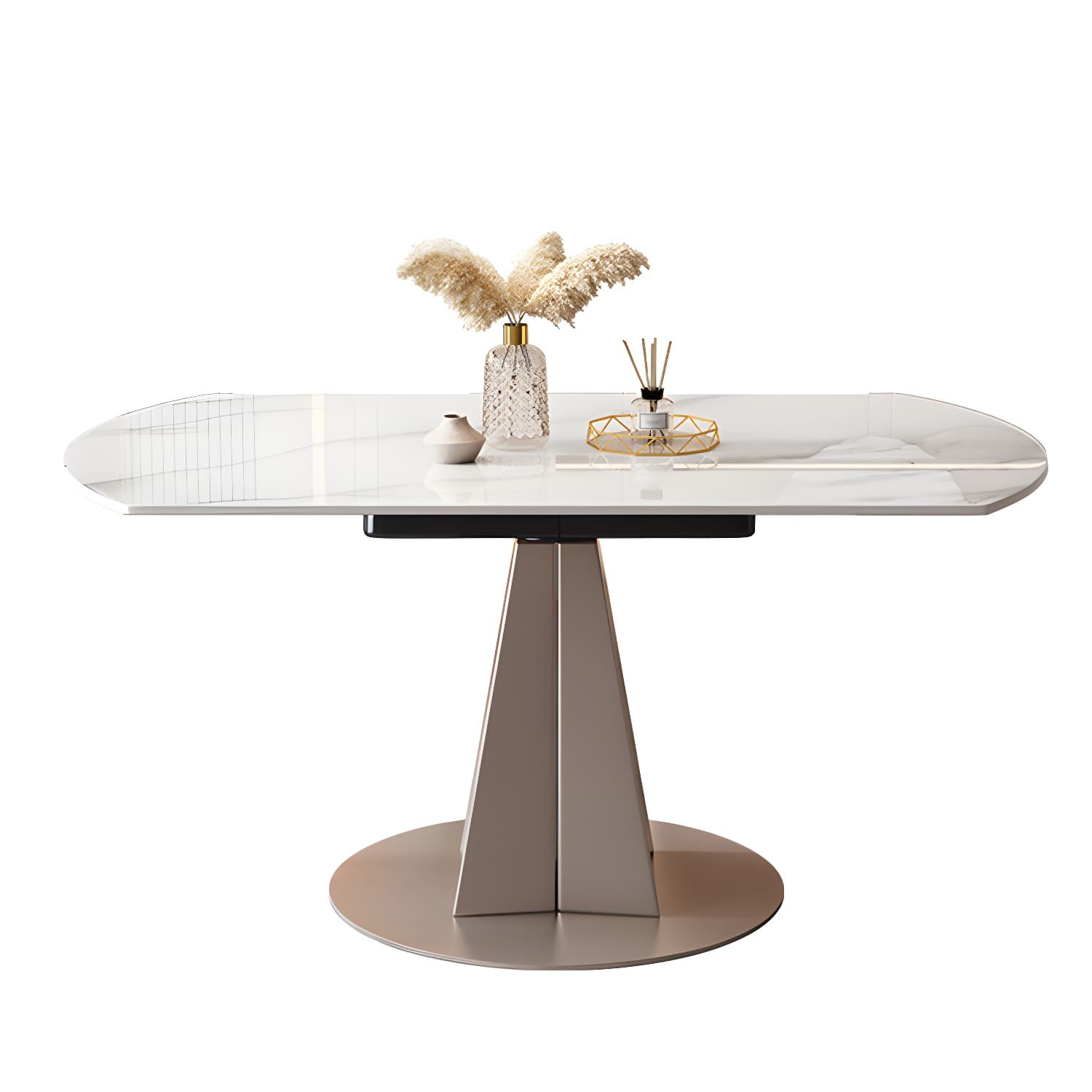 Contemporary 1/2/5/7 Pieces Dining Set Sintered Stone Dining Room Set for Small Space thumbnail 5