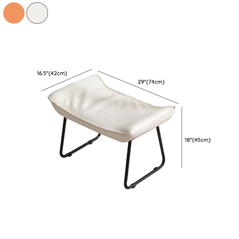 1 Piece Set/2 Piece Set Water Resistant Padded Living Room Rocking Chair in Chalk/Grey/Citrus Color with Upholstered Back and Track Arm in a Simple Style, Ottoman Included/Not Included thumbnail 23