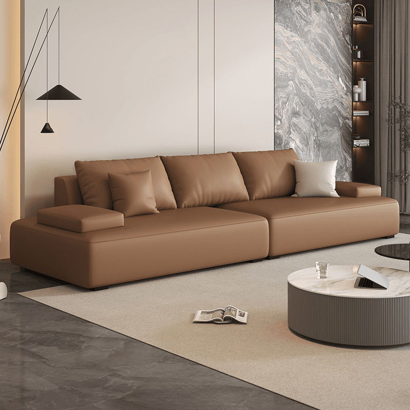 Tear Resistant Sofa Couch in Grey/Olive Green/Ivory with 5 Pillows thumbnail 1