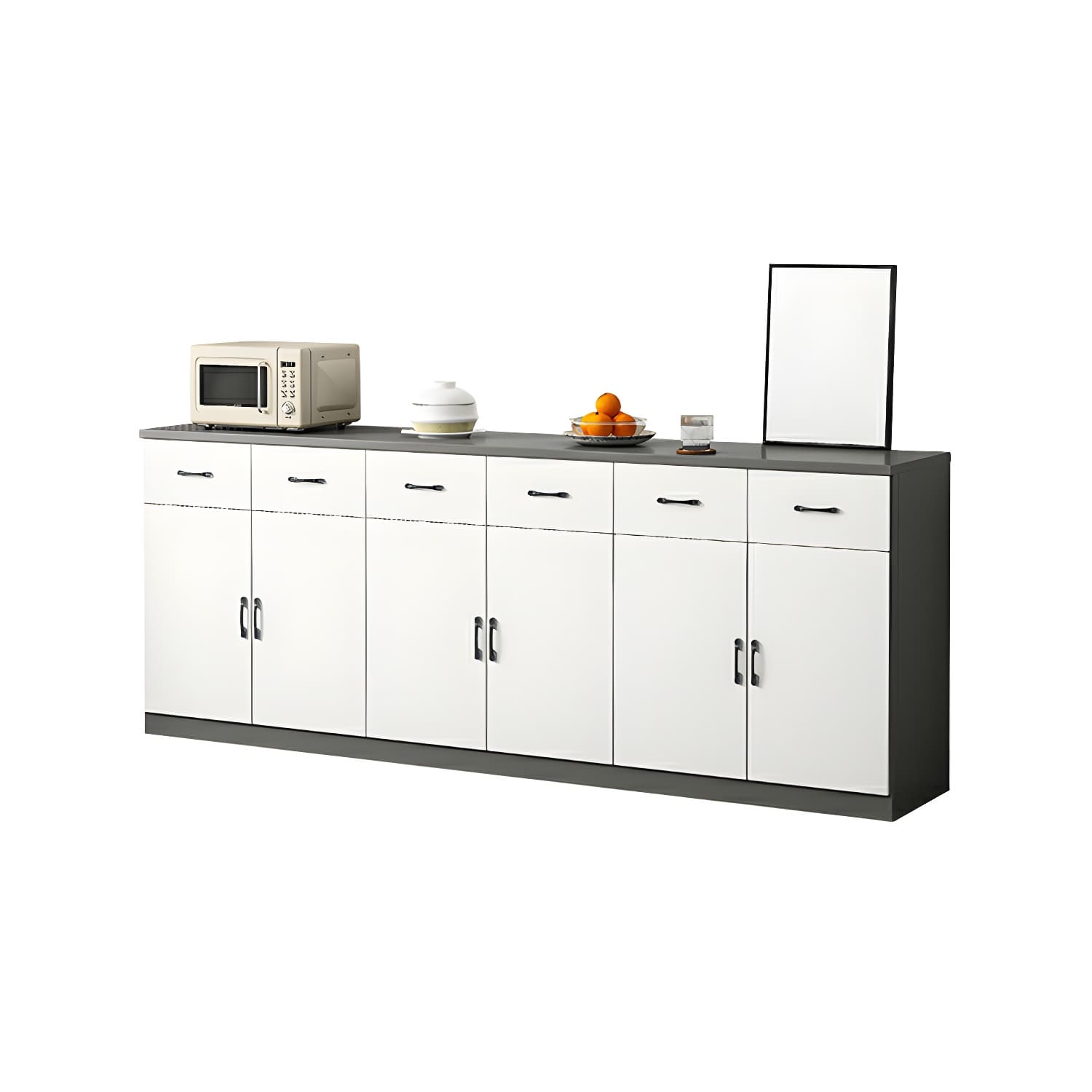 Modern Wood Sideboard Credenza with Drawers and Cabinets - Functional Storage Solution thumbnail 16