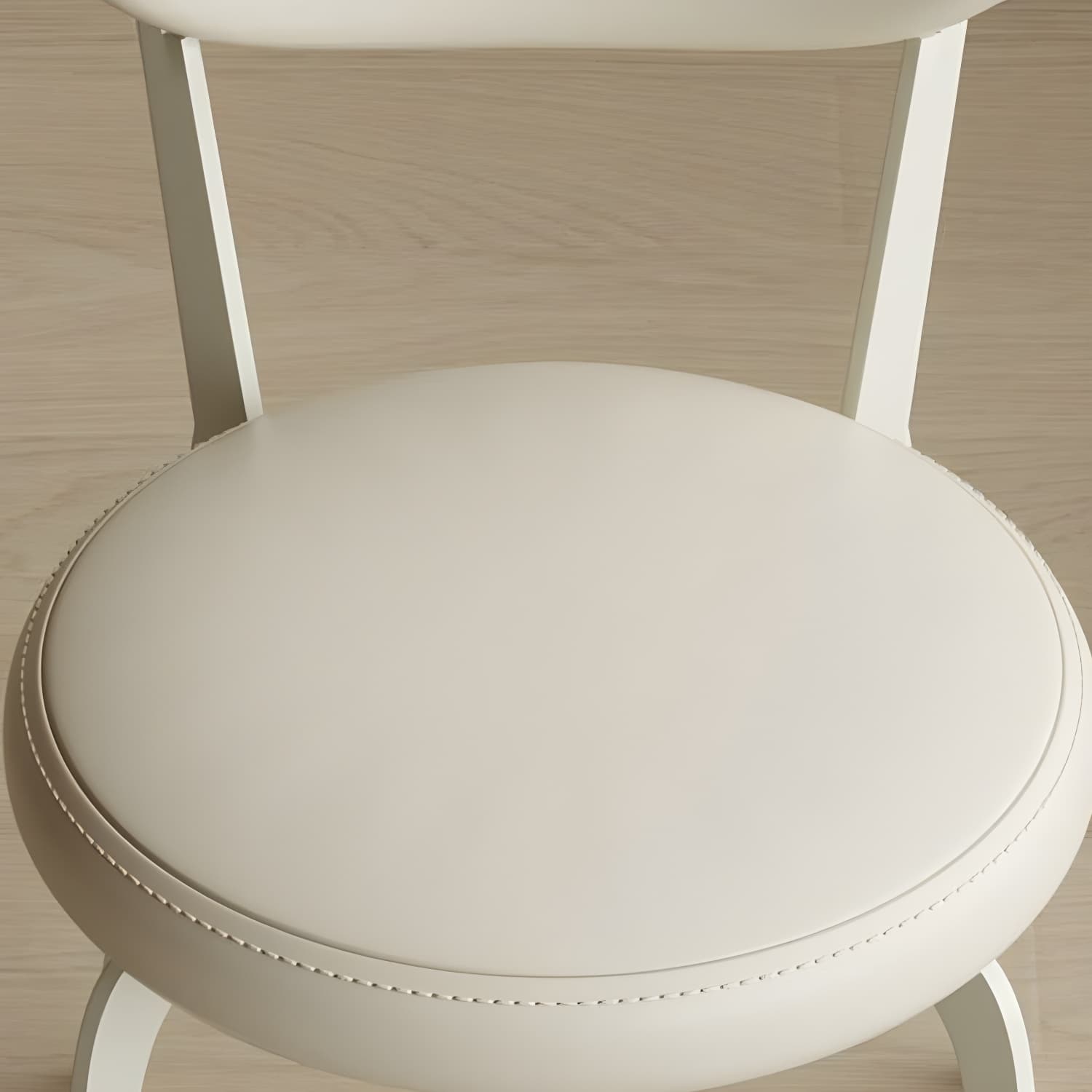 Dining Room Open Back Upholstered Dining Side Chair with Metal Frame thumbnail 14