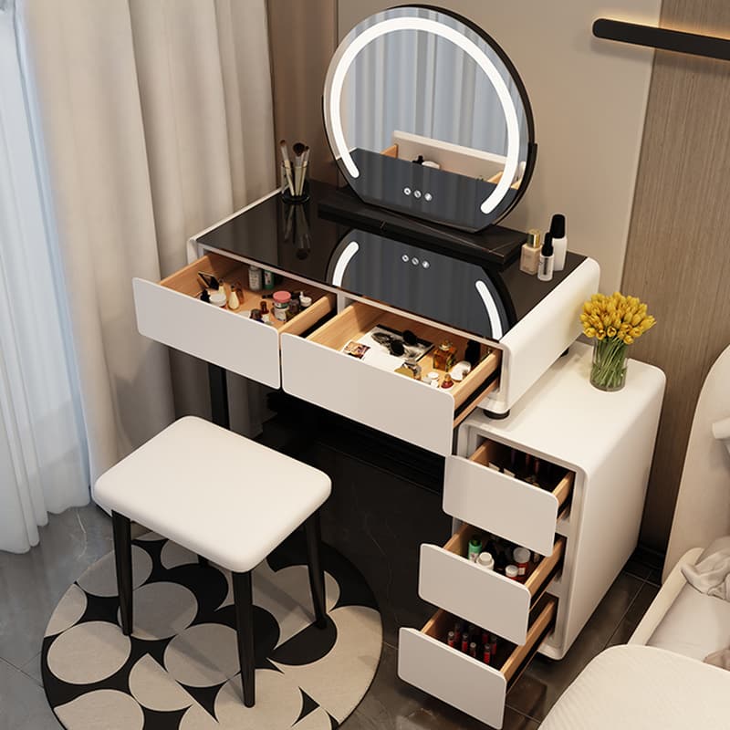 Trendy Standard/Small Vanity Set with Light Up Mirror and Adjustable Touch Lighting thumbnail 3