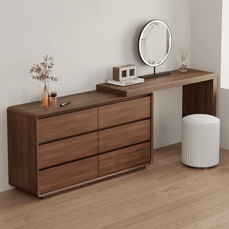Vanity Set with Solid+Manufactured Wood, Scalable, Sliding, Non-Floating Design thumbnail 2